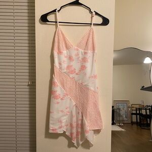 White Fox Boutique - pink and white floral dress